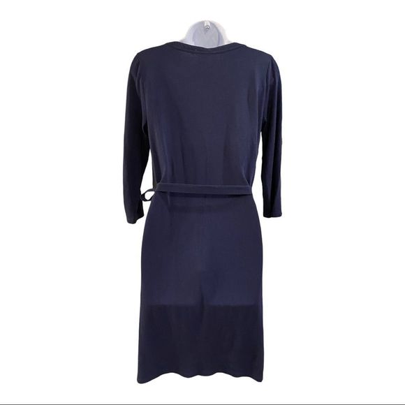 BODEN Midi Shirt Dress Navy Blue 4 4P - Picture 5 of 7